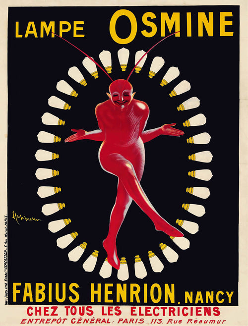 Leonetto Cappiello — Lampe Osmine | Vintage Poster Print