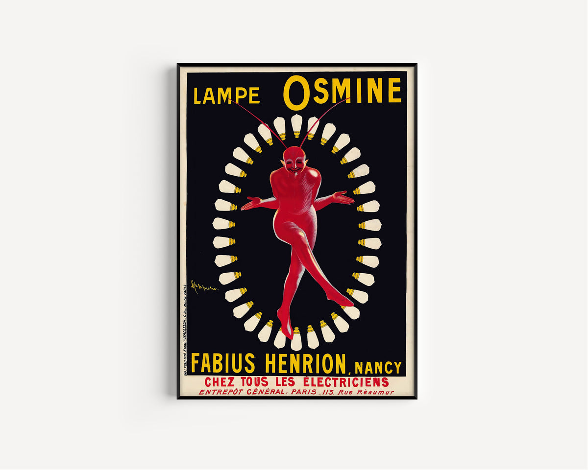 Leonetto Cappiello — Lampe Osmine | Vintage Poster Print
