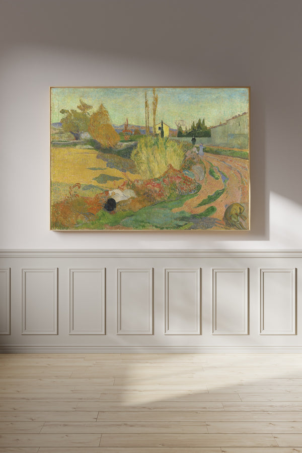 Paul Gauguin — Landscape from Arles (Pink Road with a Dog) | Fine Art Print