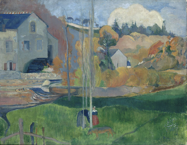 Paul Gauguin — Landscape in Brittany: The David Mill | Fine Art Print
