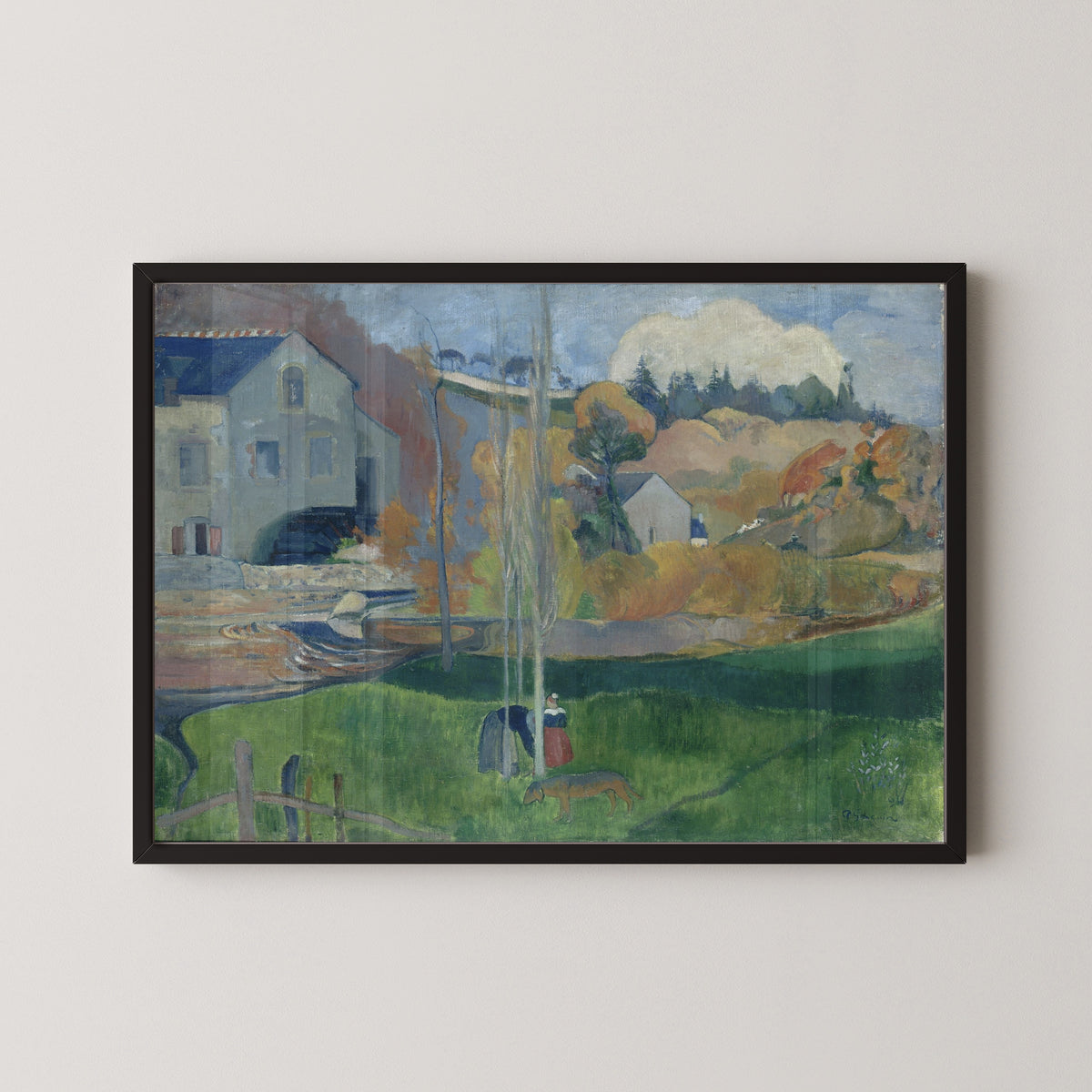 Paul Gauguin — Landscape in Brittany: The David Mill | Fine Art Print