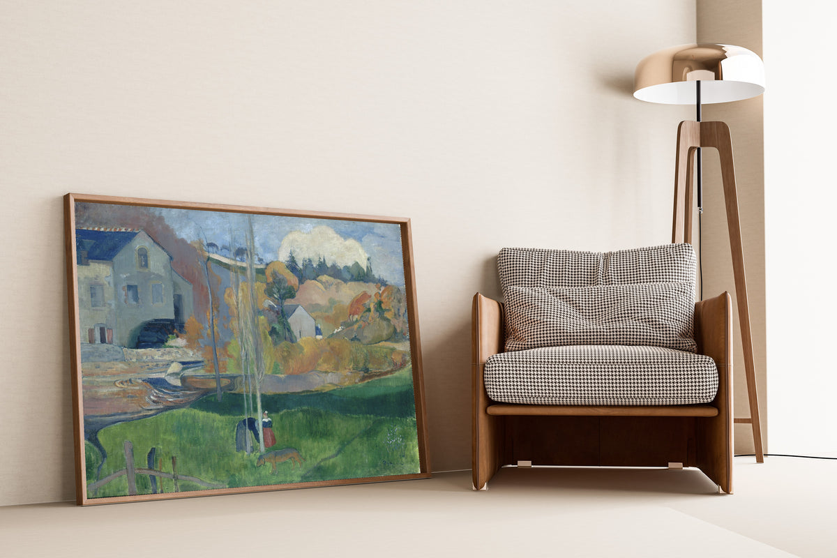 Paul Gauguin — Landscape in Brittany: The David Mill | Fine Art Print