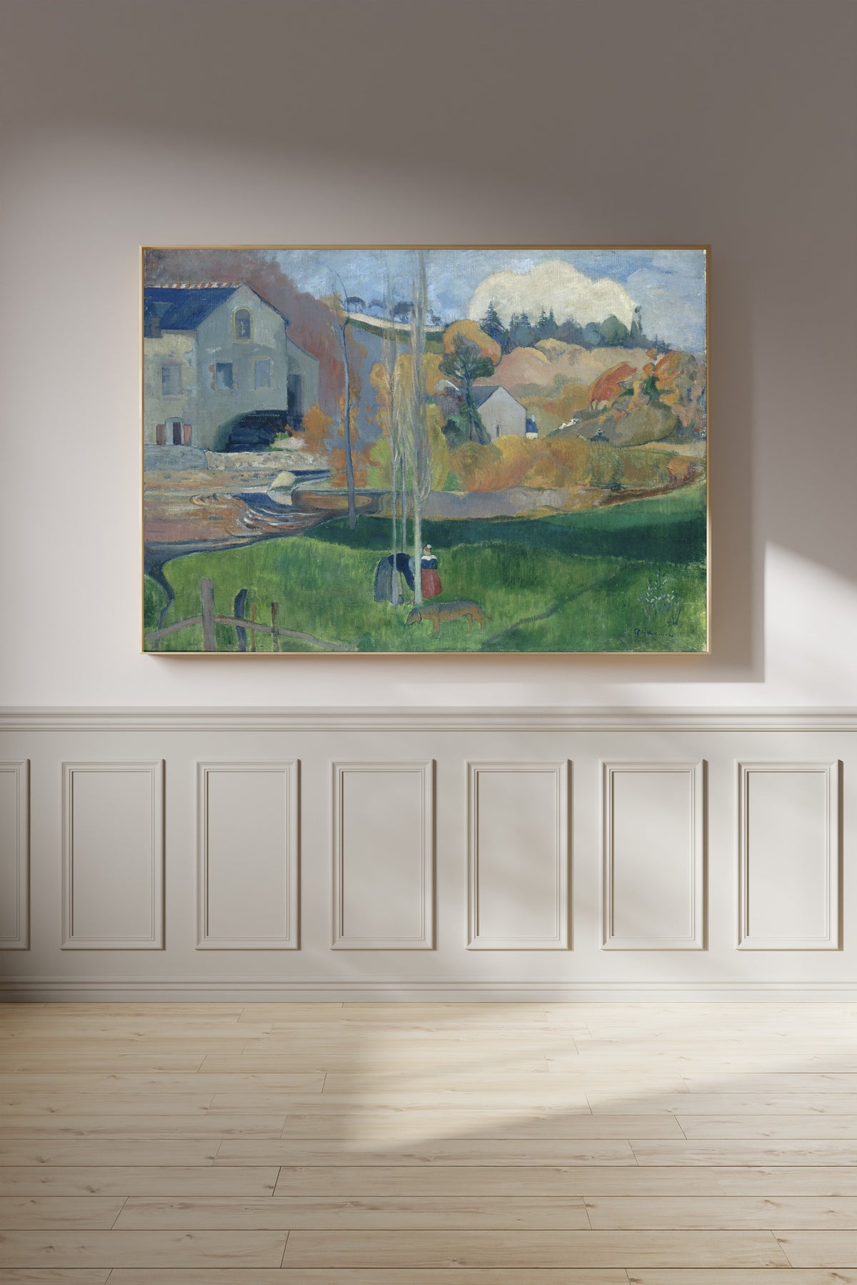 Paul Gauguin — Landscape in Brittany: The David Mill | Fine Art Print