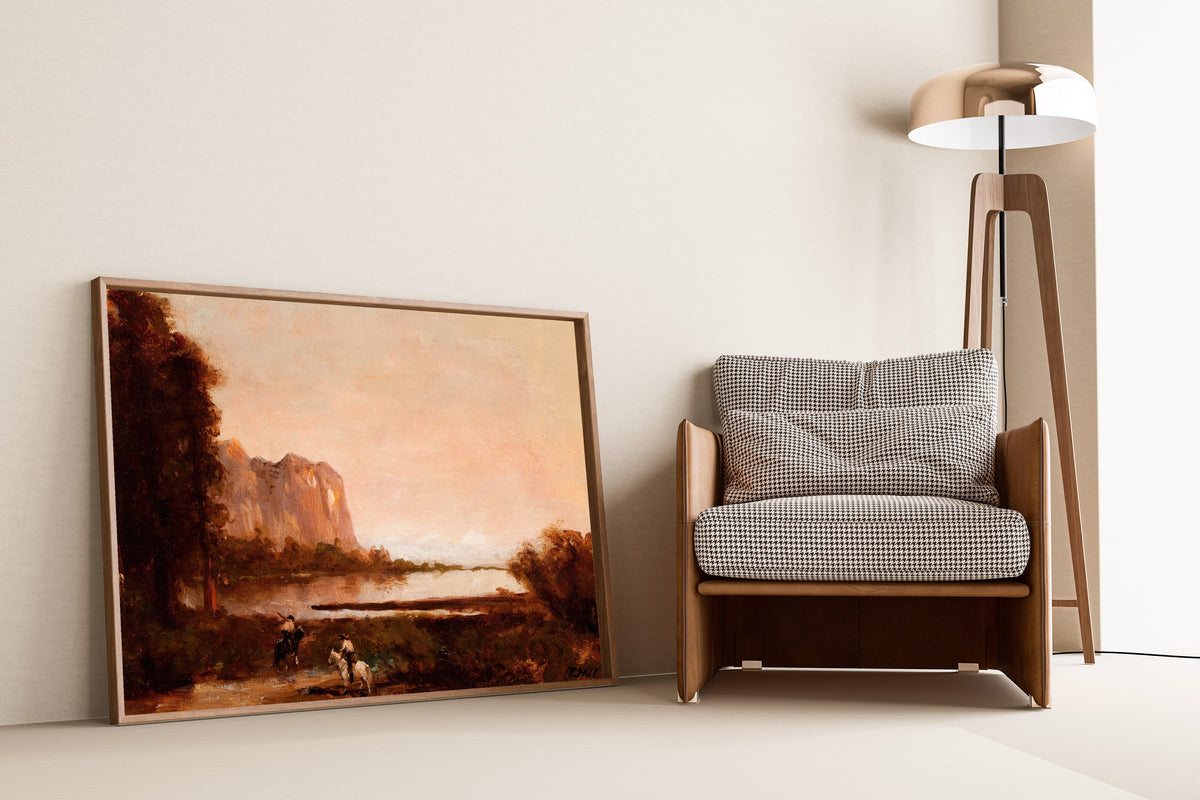 Thomas Hill — Landscape with Two Indians | Landscape Fine Art Print
