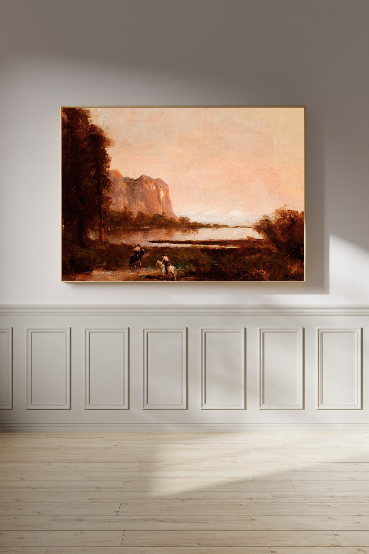 Thomas Hill — Landscape with Two Indians | Landscape Fine Art Print