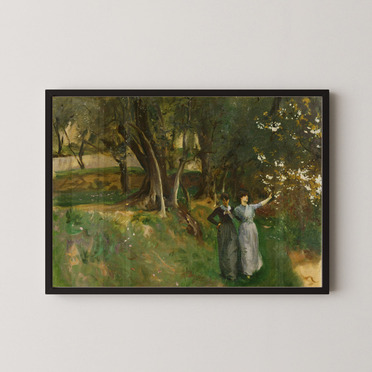 John Singer Sargent — Landscape with Women in Foreground | Fine Art Print