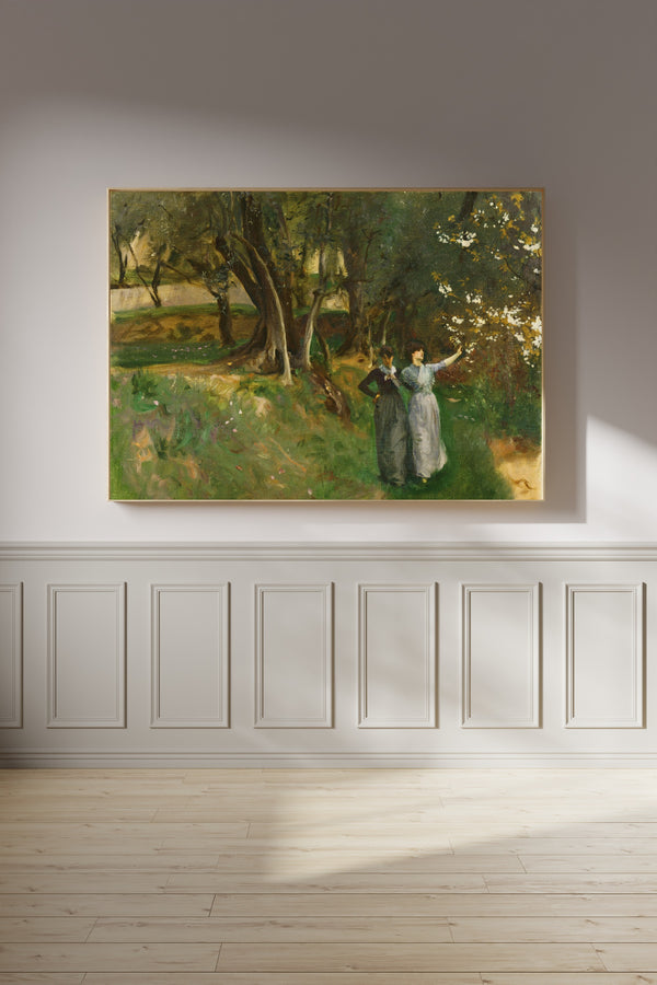 John Singer Sargent — Landscape with Women in Foreground | Fine Art Print