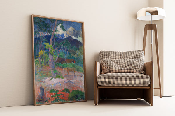 Paul Gauguin — Landscape with a Horse | Fine Art Print