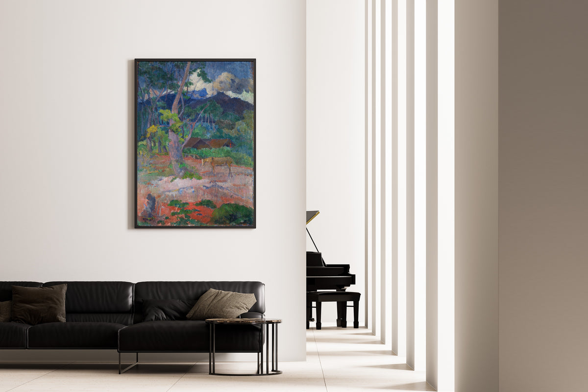 Paul Gauguin — Landscape with a Horse | Fine Art Print