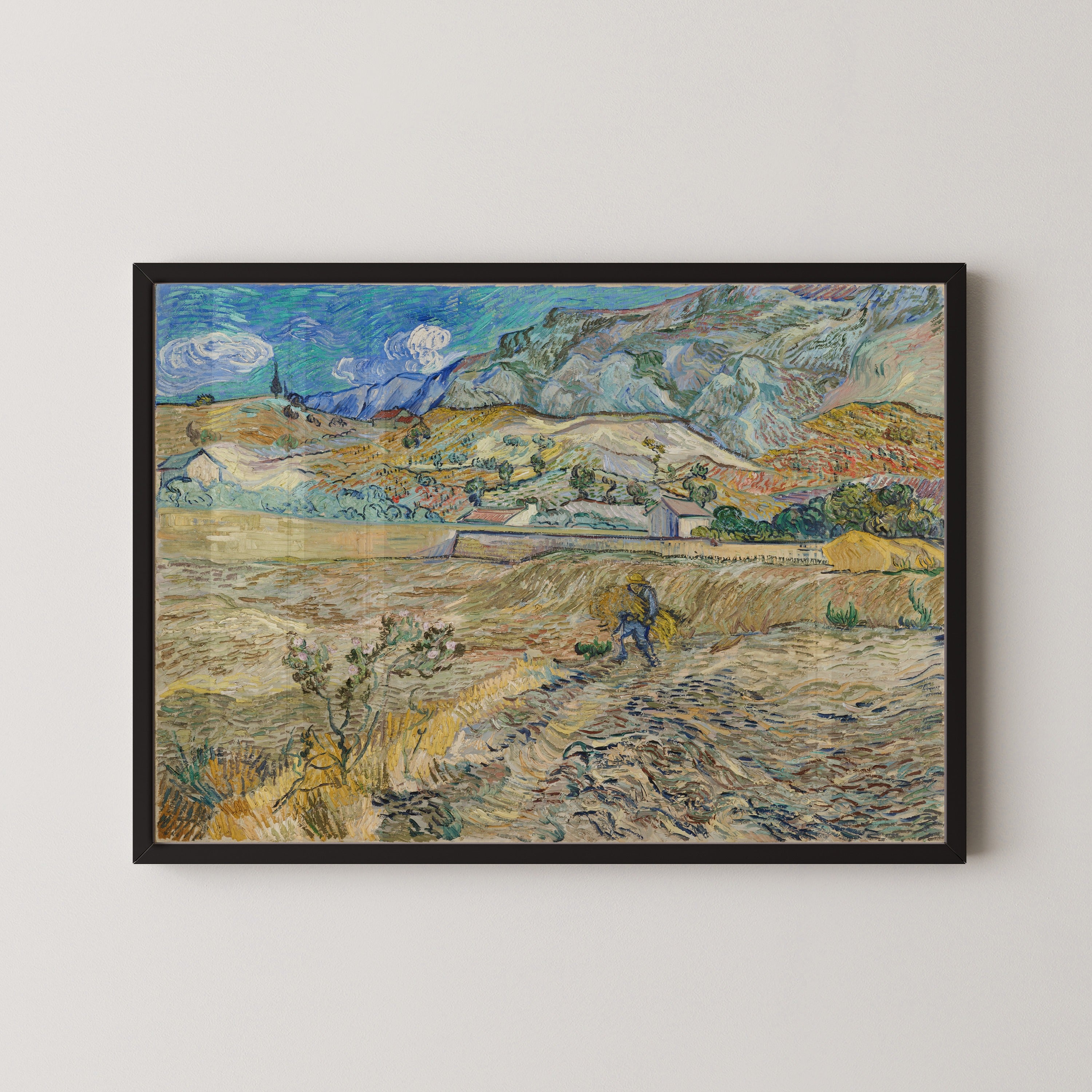 Vincent van Gogh — Enclosed Field with Peasant | Fine Art Print