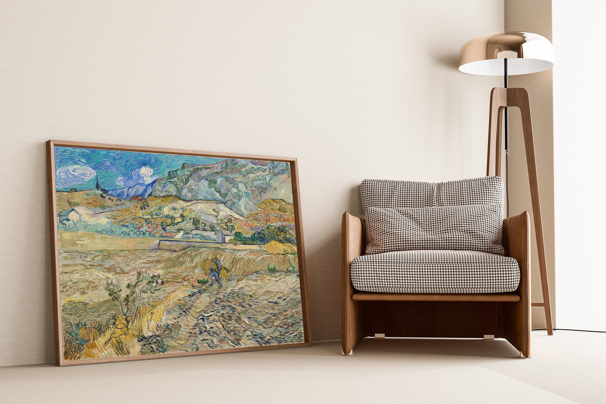 Vincent van Gogh — Enclosed Field with Peasant | Fine Art Print