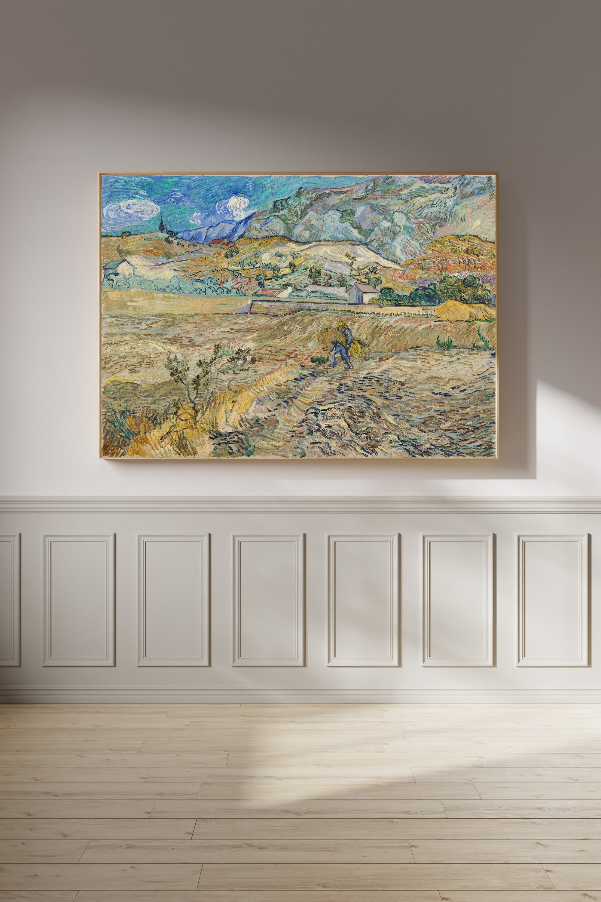 Vincent van Gogh — Enclosed Field with Peasant | Fine Art Print