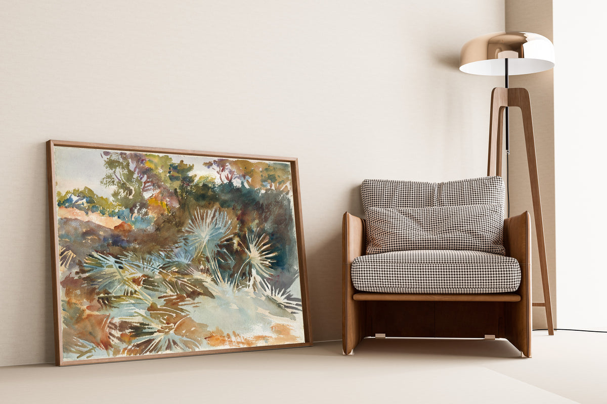 John Singer Sargent — Landscape with Palmettos | Fine Art Print