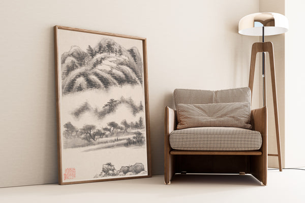 Dong Qichang — Landscapes after Old Masters | Chinese Ink Painting Art Print