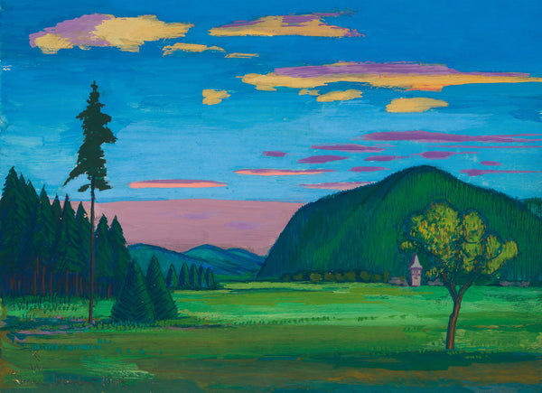 Karl Wiener — Landschaft III (Landscape III) | Modernist Landscape Print