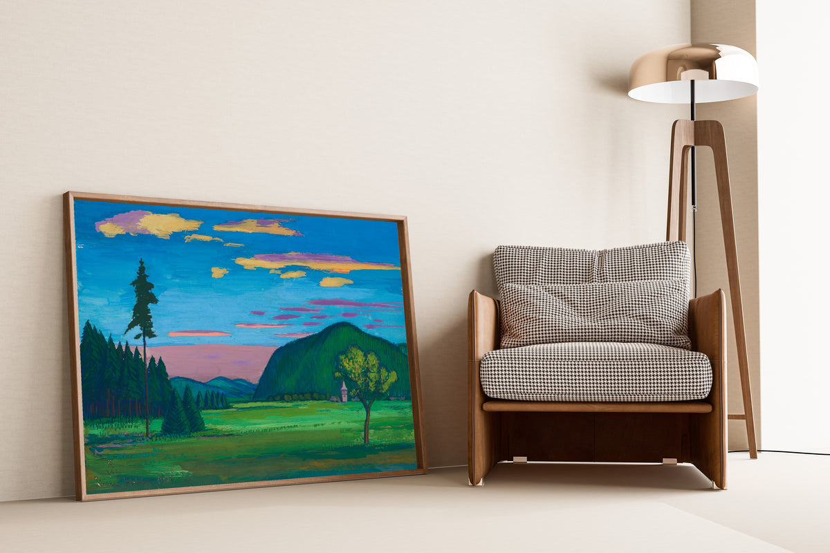 Karl Wiener — Landschaft III (Landscape III) | Modernist Landscape Print