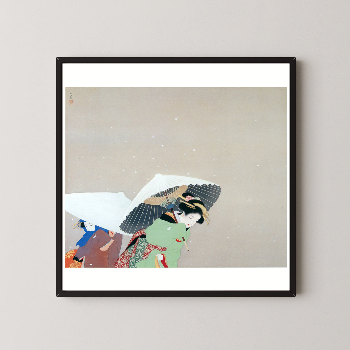 Uemura Shōen — Large Snowflakes | Fine Art Print