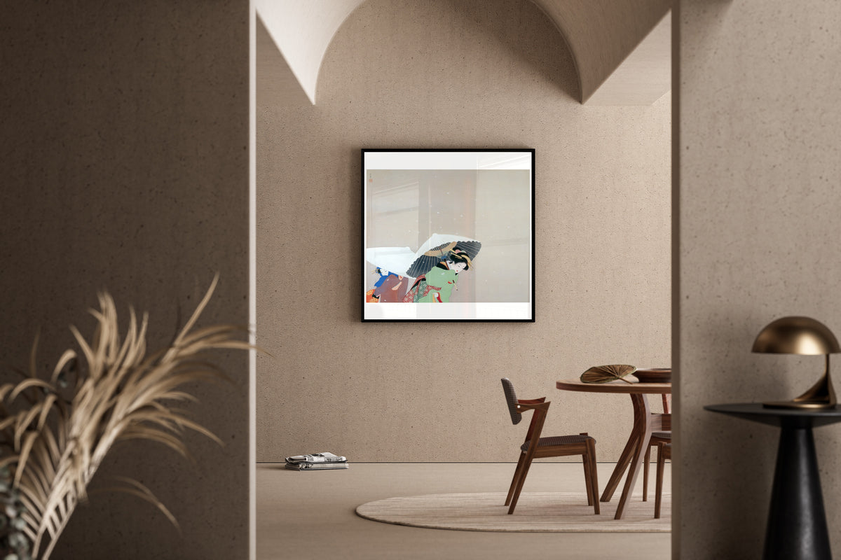 Uemura Shōen — Large Snowflakes | Fine Art Print