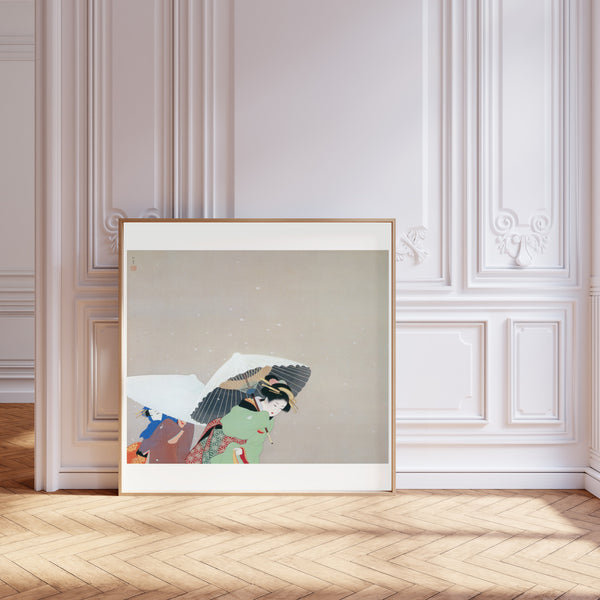 Uemura Shōen — Large Snowflakes | Fine Art Print