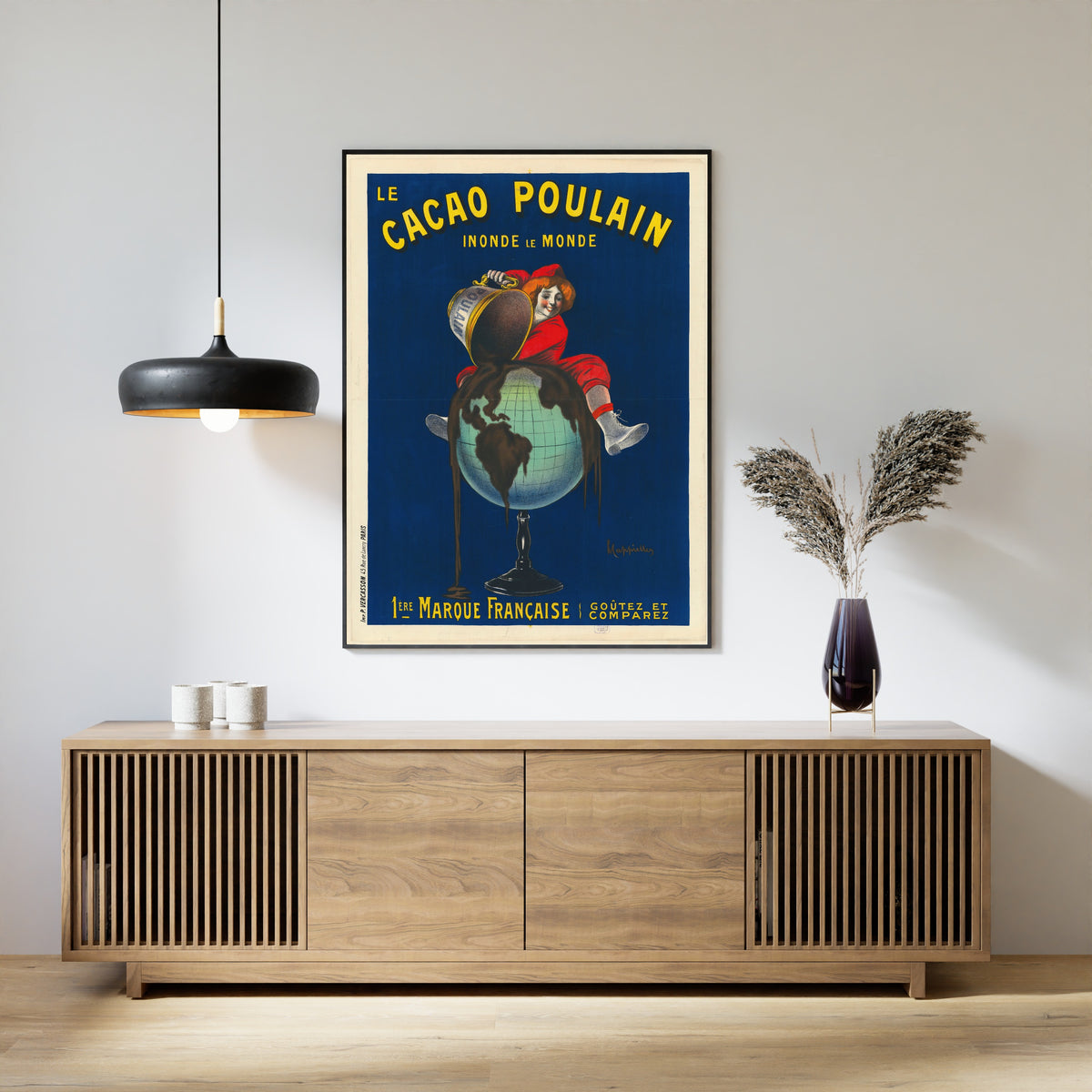 Leonetto Cappiello — Le Cacao Poulain inonde le monde | Vintage Poster Print