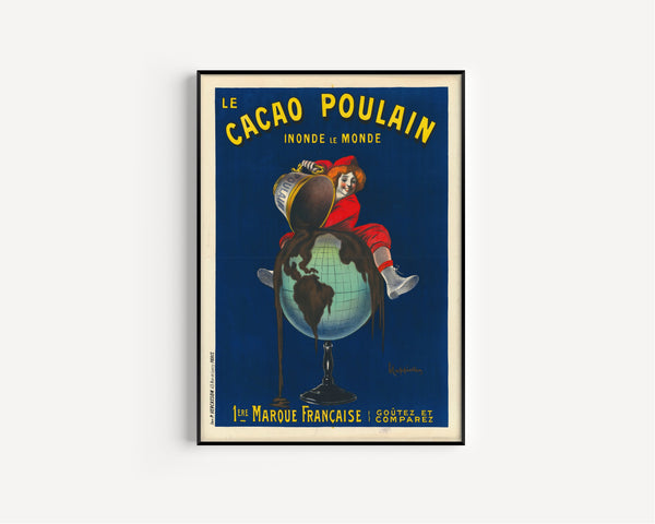 Leonetto Cappiello — Le Cacao Poulain inonde le monde | Vintage Poster Print