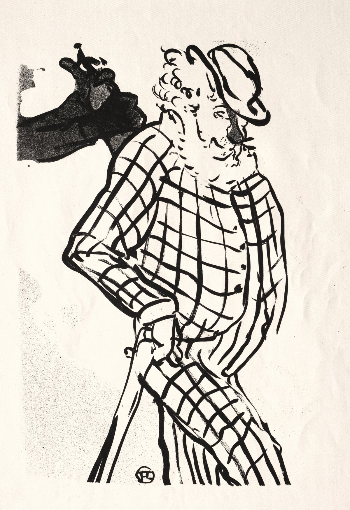 Henri de Toulouse-Lautrec — Le Café-Concert: American Singer | Lithograph Print