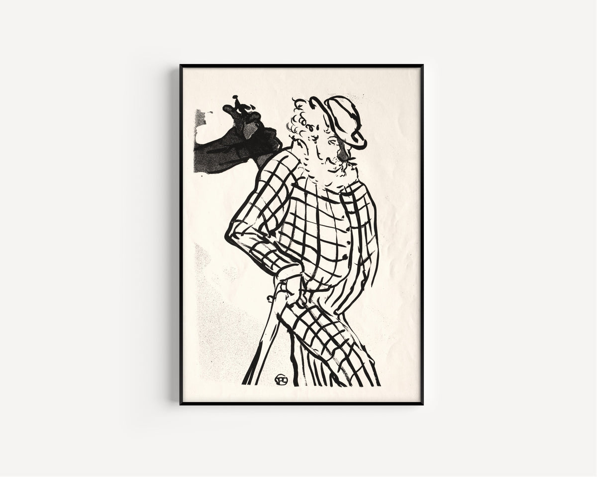 Henri de Toulouse-Lautrec — Le Café-Concert: American Singer | Lithograph Print