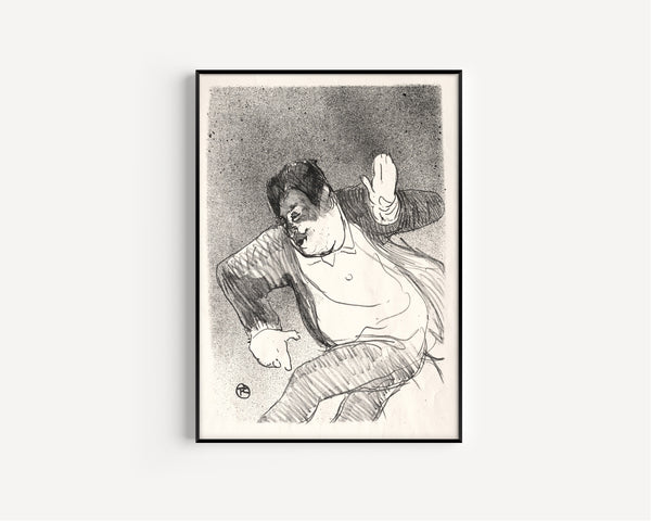 Henri de Toulouse-Lautrec — Le Café-Concert: Caudieux | Lithograph Print