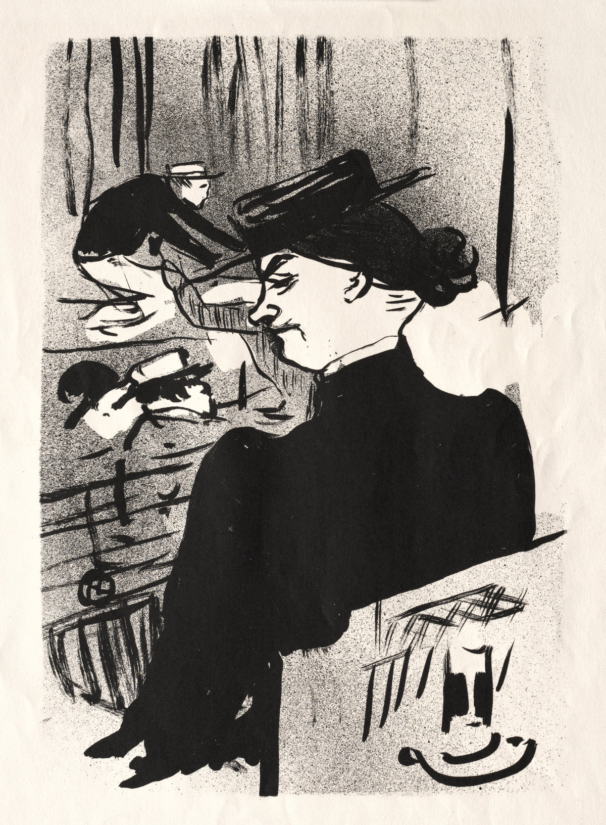 Henri de Toulouse-Lautrec — Le Café-Concert: Une Spectatrice | Lithograph Print