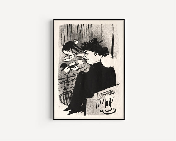 Henri de Toulouse-Lautrec — Le Café-Concert: Une Spectatrice | Lithograph Print
