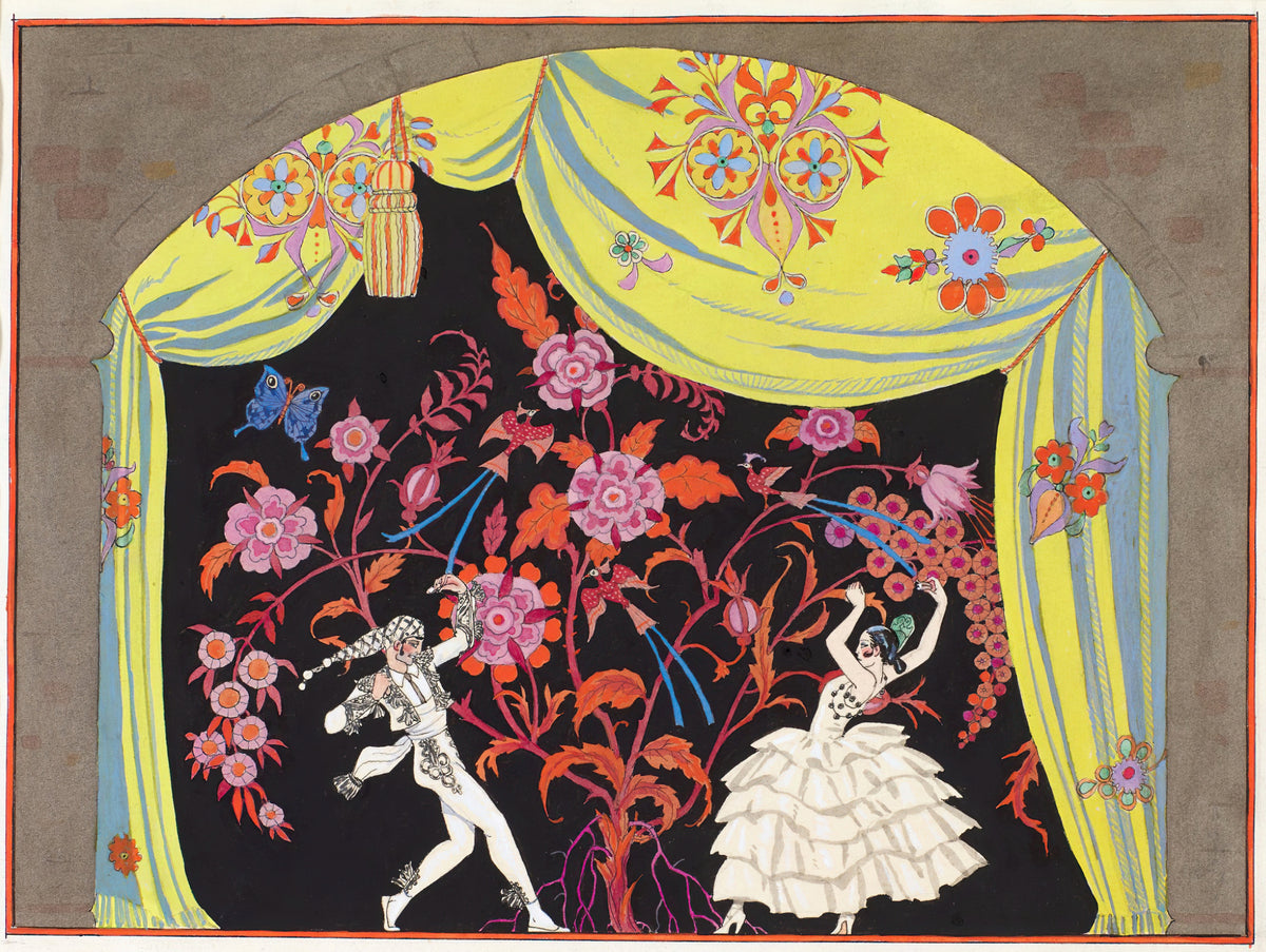 George Barbier — Le Flamenco | Art Deco Print