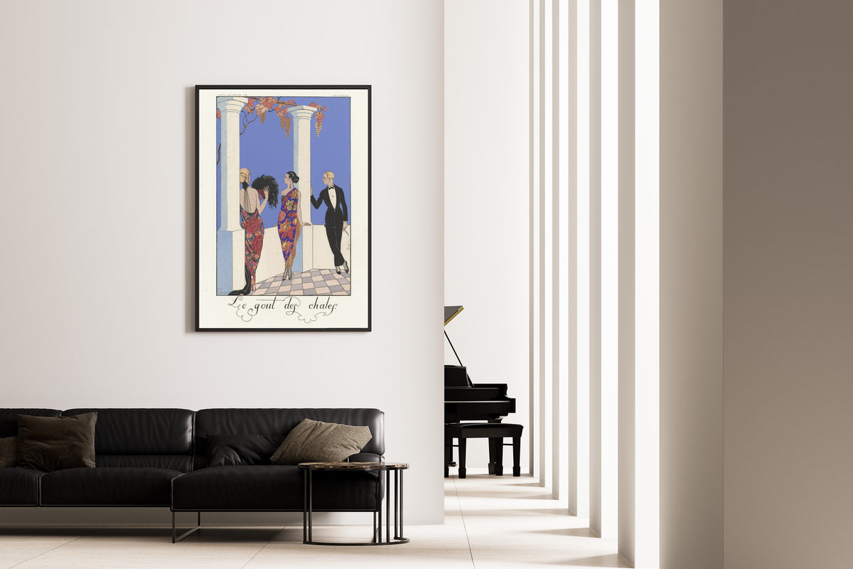 George Barbier — Le Goût des châles | Art Deco Fashion Print