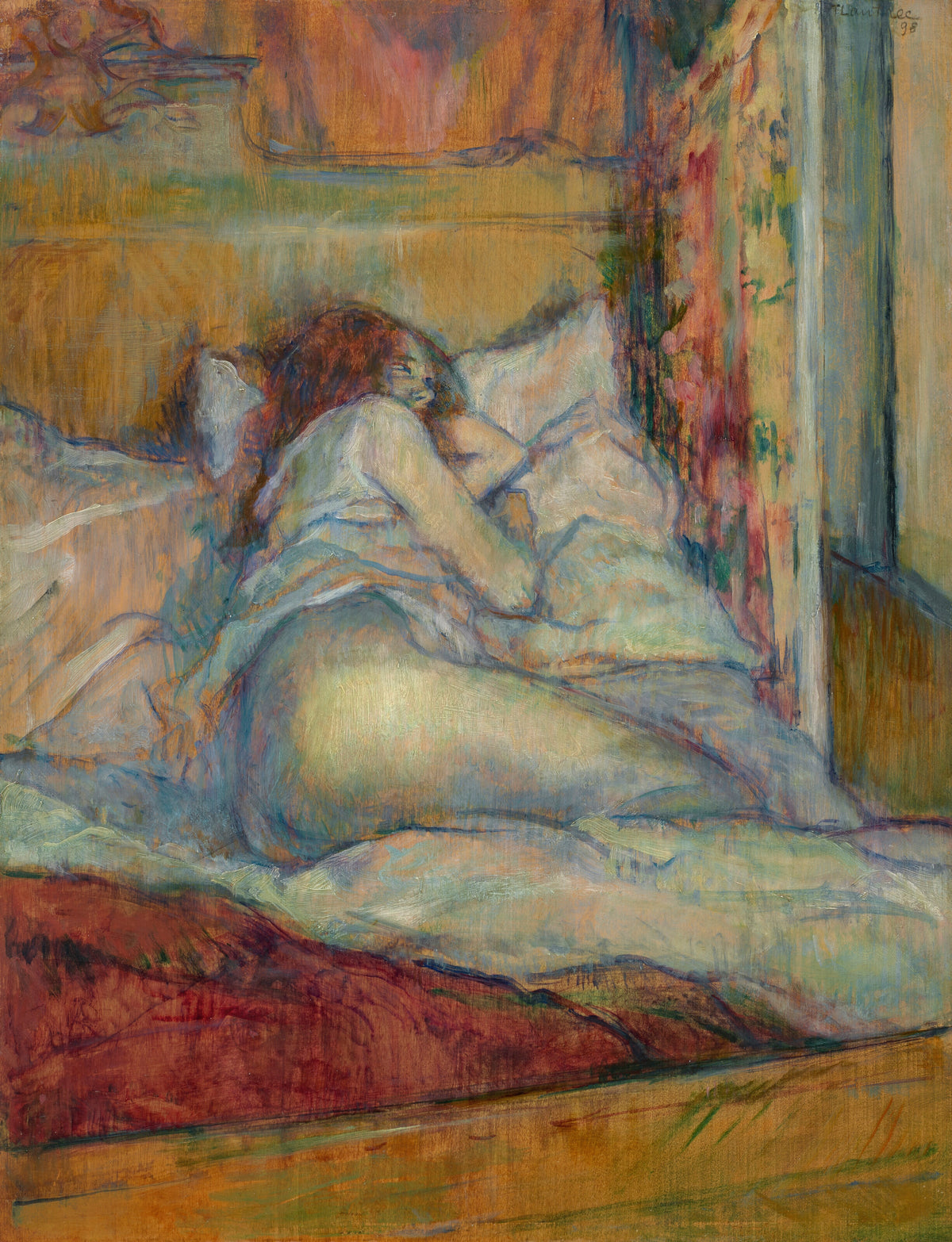Henri de Toulouse-Lautrec — Le Lit (Woman Seen from Behind) | Fine Art Print
