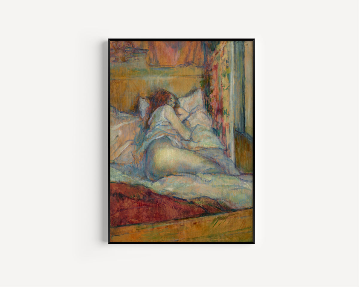Henri de Toulouse-Lautrec — Le Lit (Woman Seen from Behind) | Fine Art Print