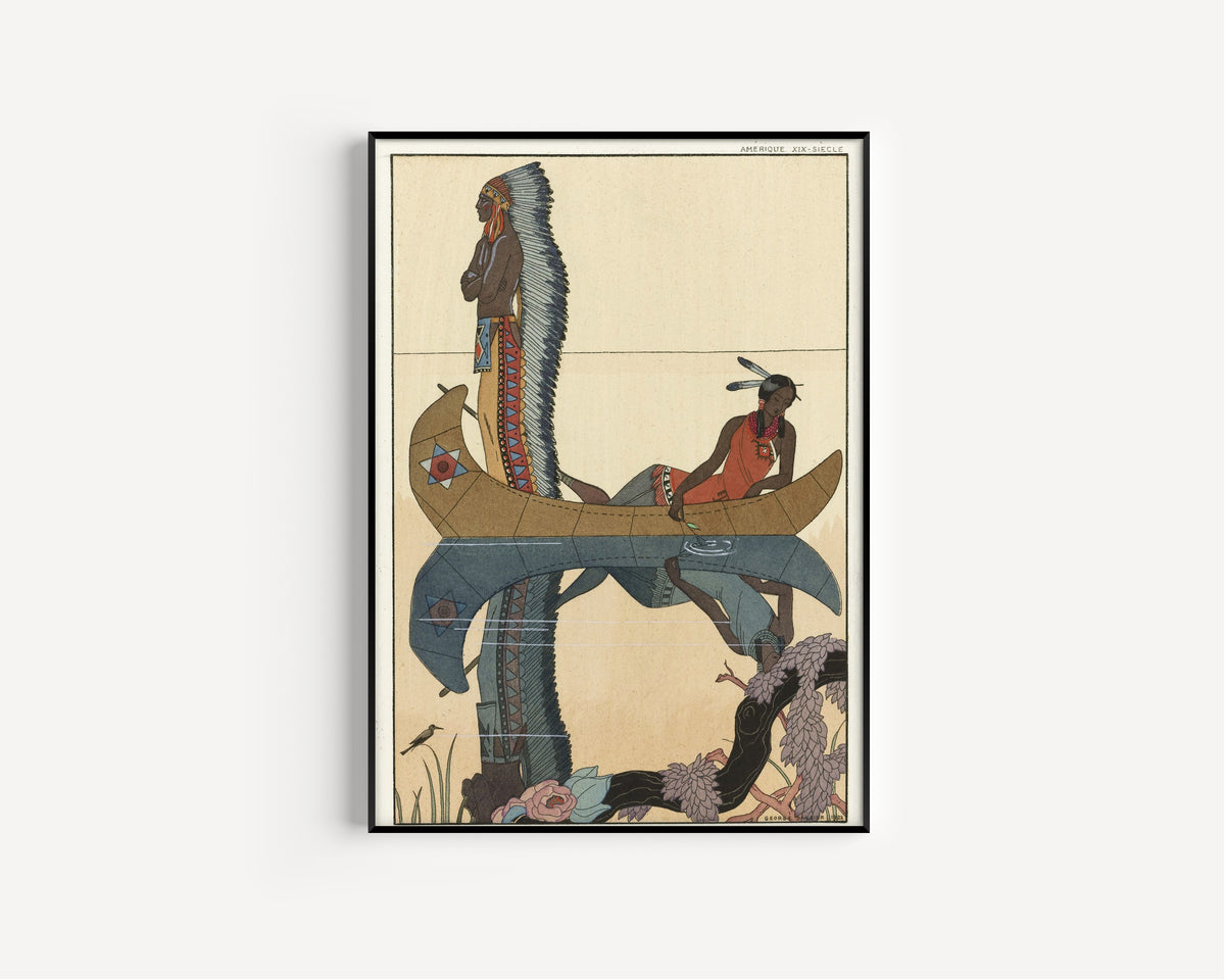 George Barbier — Le Long du Missouri | Art Deco Print