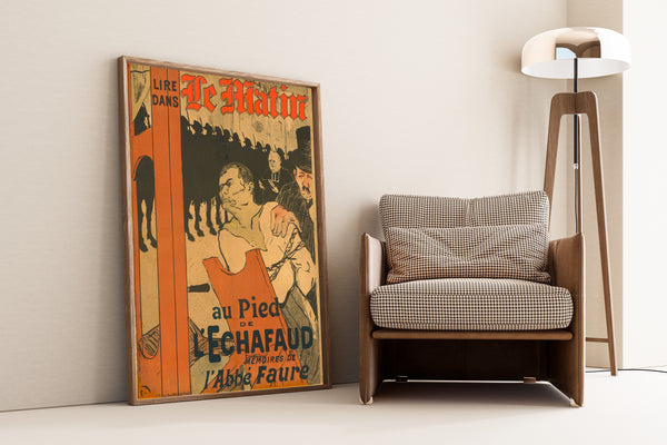 Henri de Toulouse-Lautrec — Le Matin: Au Pied de l'Échafaud | Vintage Poster Print