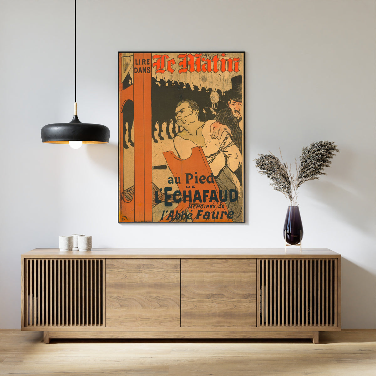 Henri de Toulouse-Lautrec — Le Matin: Au Pied de l'Échafaud | Vintage Poster Print