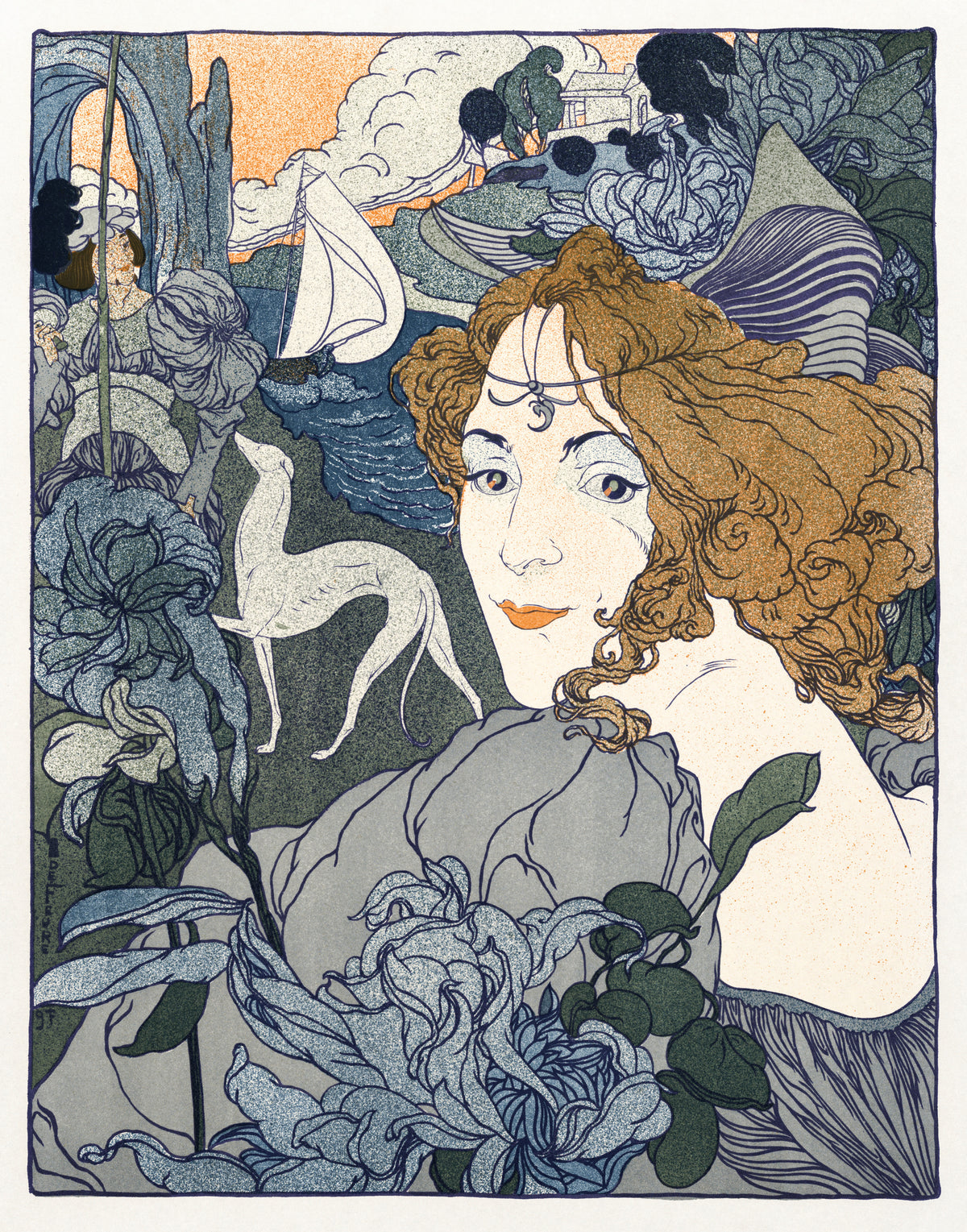 Georges de Feure — Le Retour | Art Nouveau Print