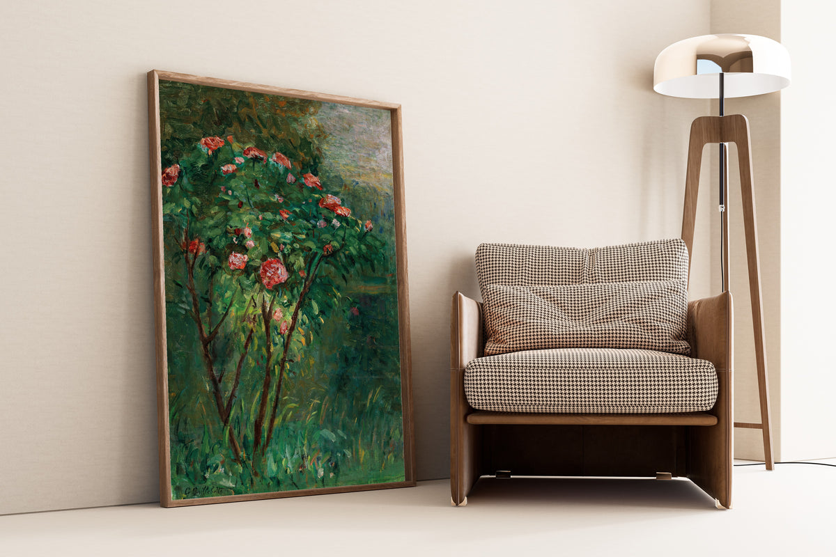 Gustave Caillebotte — Le Rosier fleuri (The Flowering Rosebush) | Fine Art Print