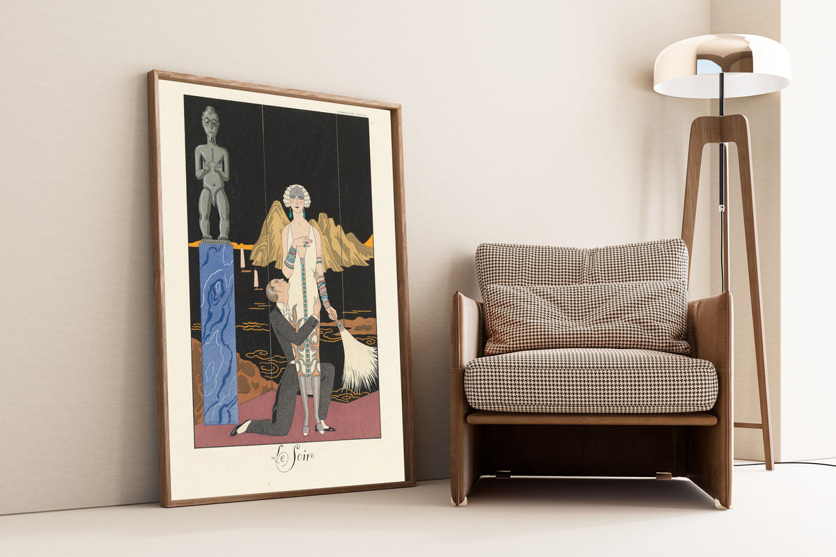 George Barbier — Le Soir | Art Deco Fashion Print