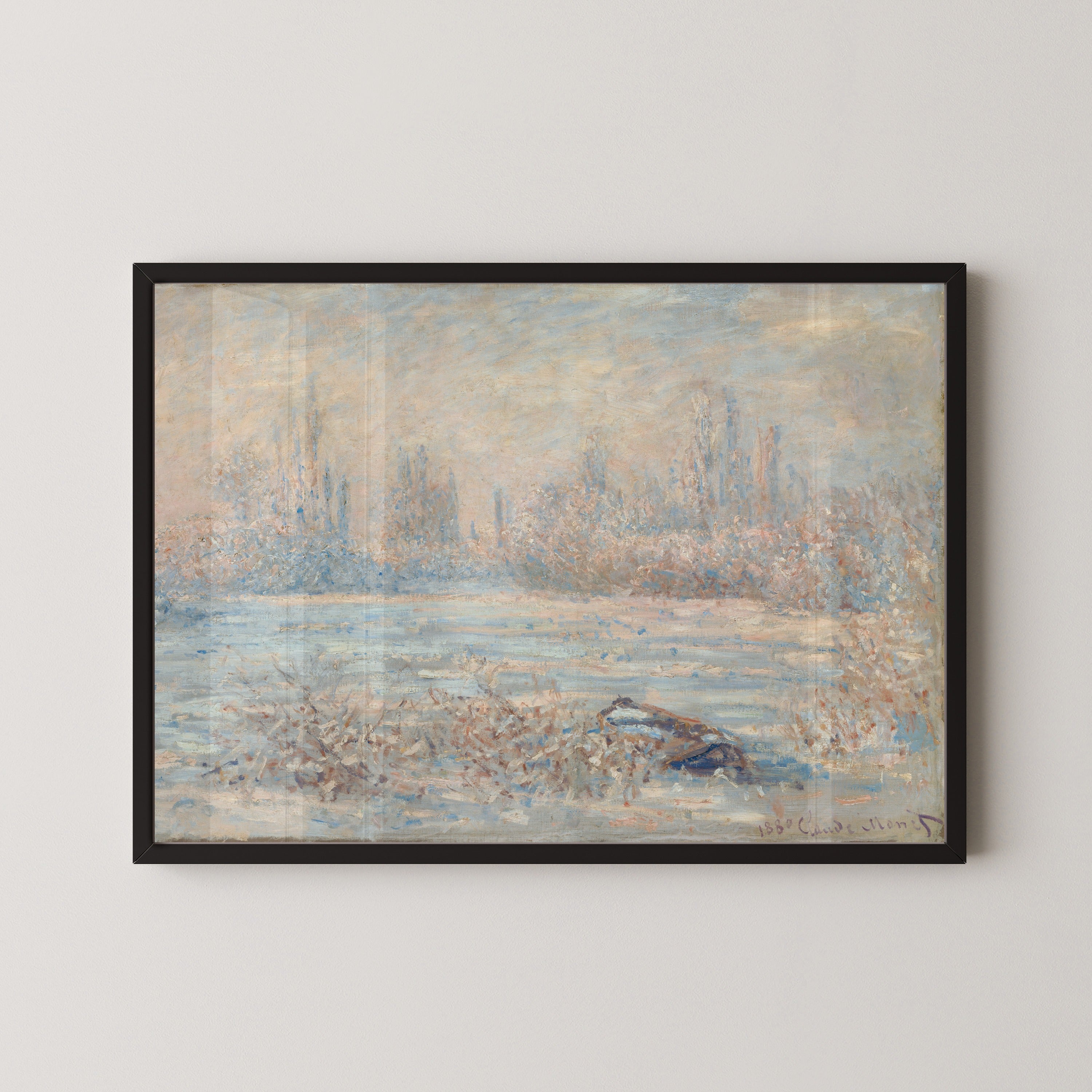Claude Monet — Hoarfrost (Le Givre) | Fine Art Print