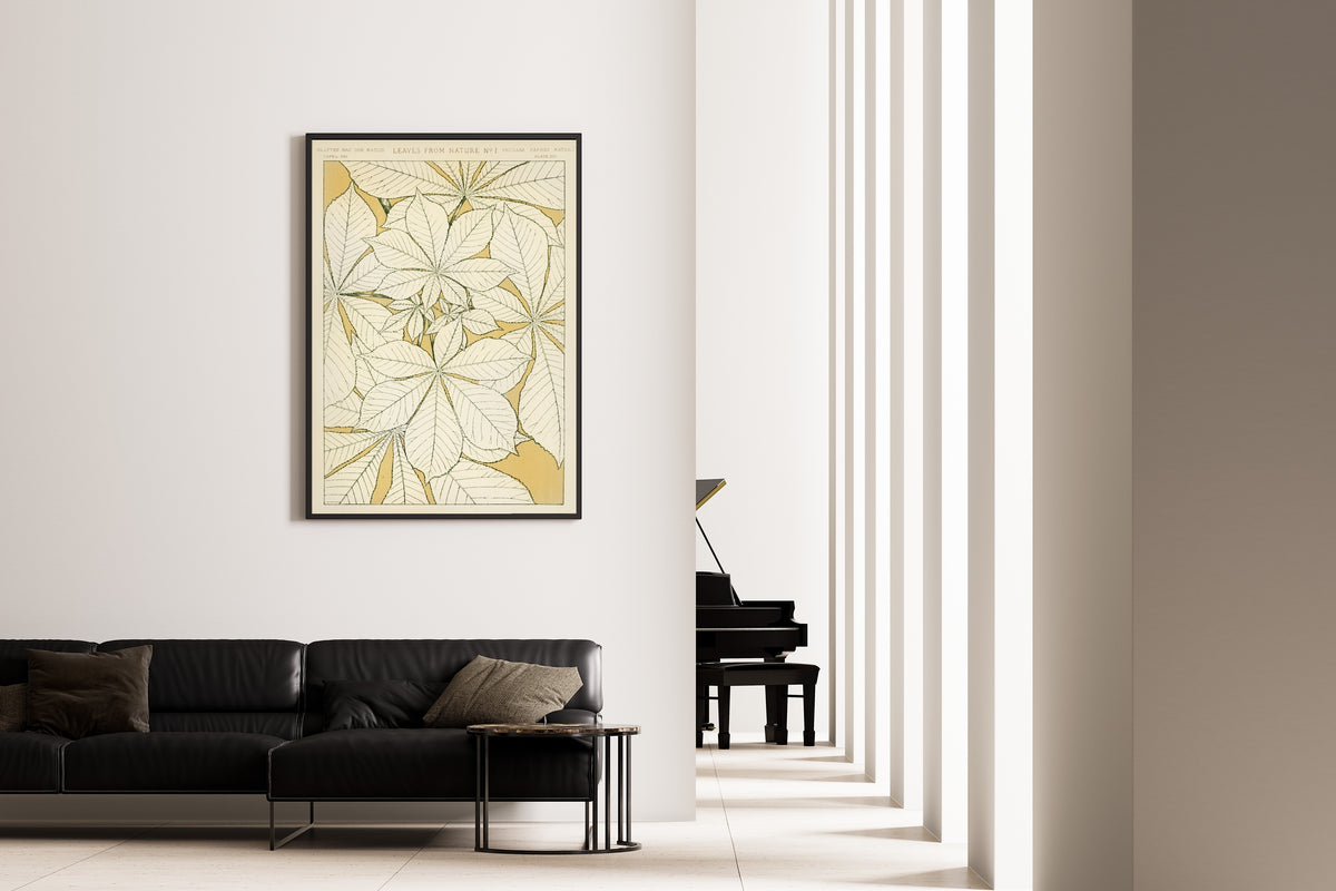 Owen Jones — Leaves from Nature No. 1 | Grammar of Ornament Design Print