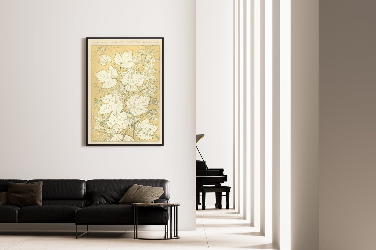Owen Jones — Leaves from Nature No. 2 | Grammar of Ornament Design Print