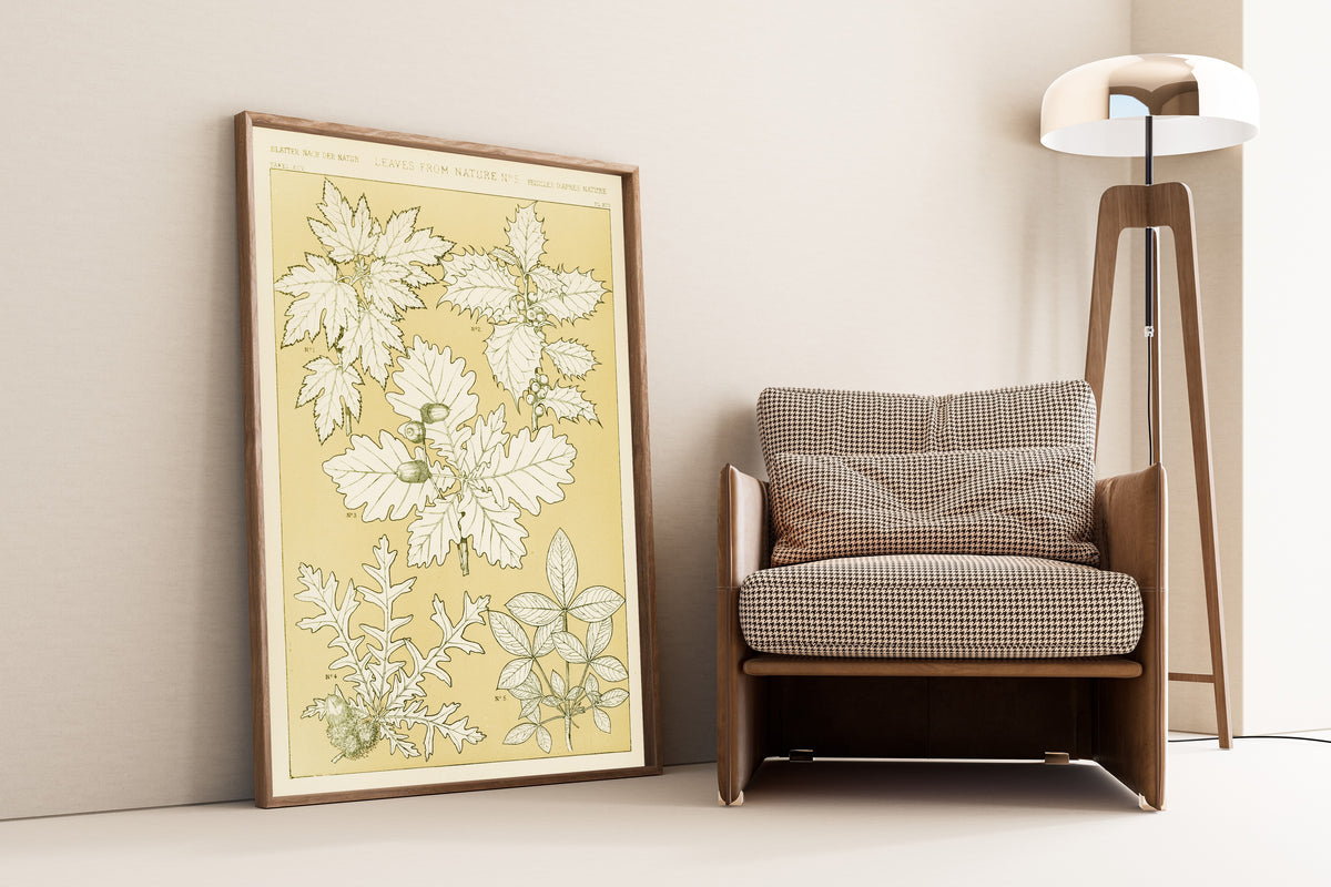 Owen Jones — Leaves from Nature No. 5 | Grammar of Ornament Design Print