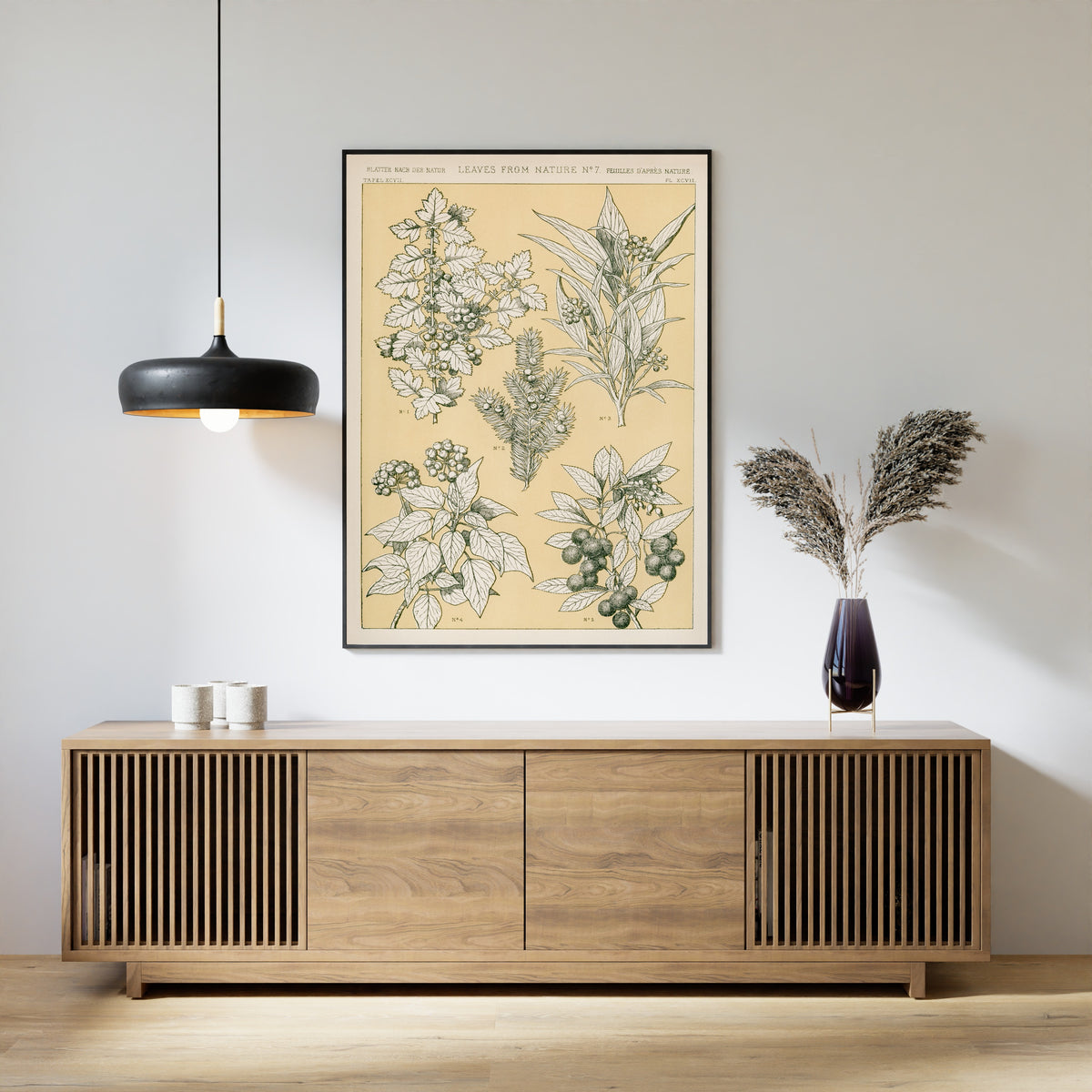 Owen Jones — Leaves from Nature No. 7 | Grammar of Ornament Design Print