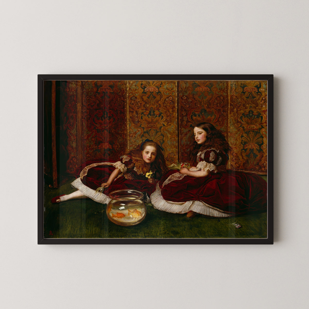 John Everett Millais — Leisure Hours | Pre-Raphaelite Art Print