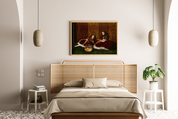 John Everett Millais — Leisure Hours | Pre-Raphaelite Art Print