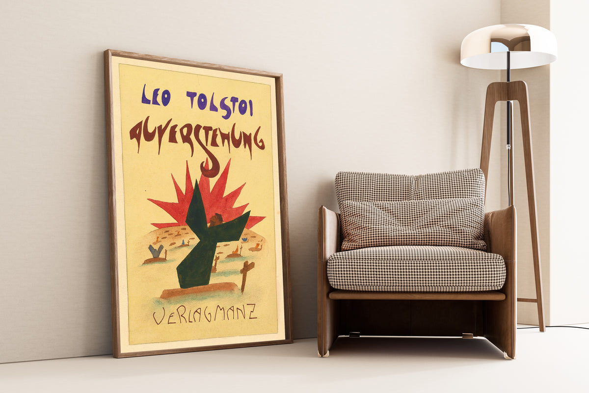 Karl Wiener — Leo Tolstoi: Auferstehung (Resurrection) | Vintage Poster Print