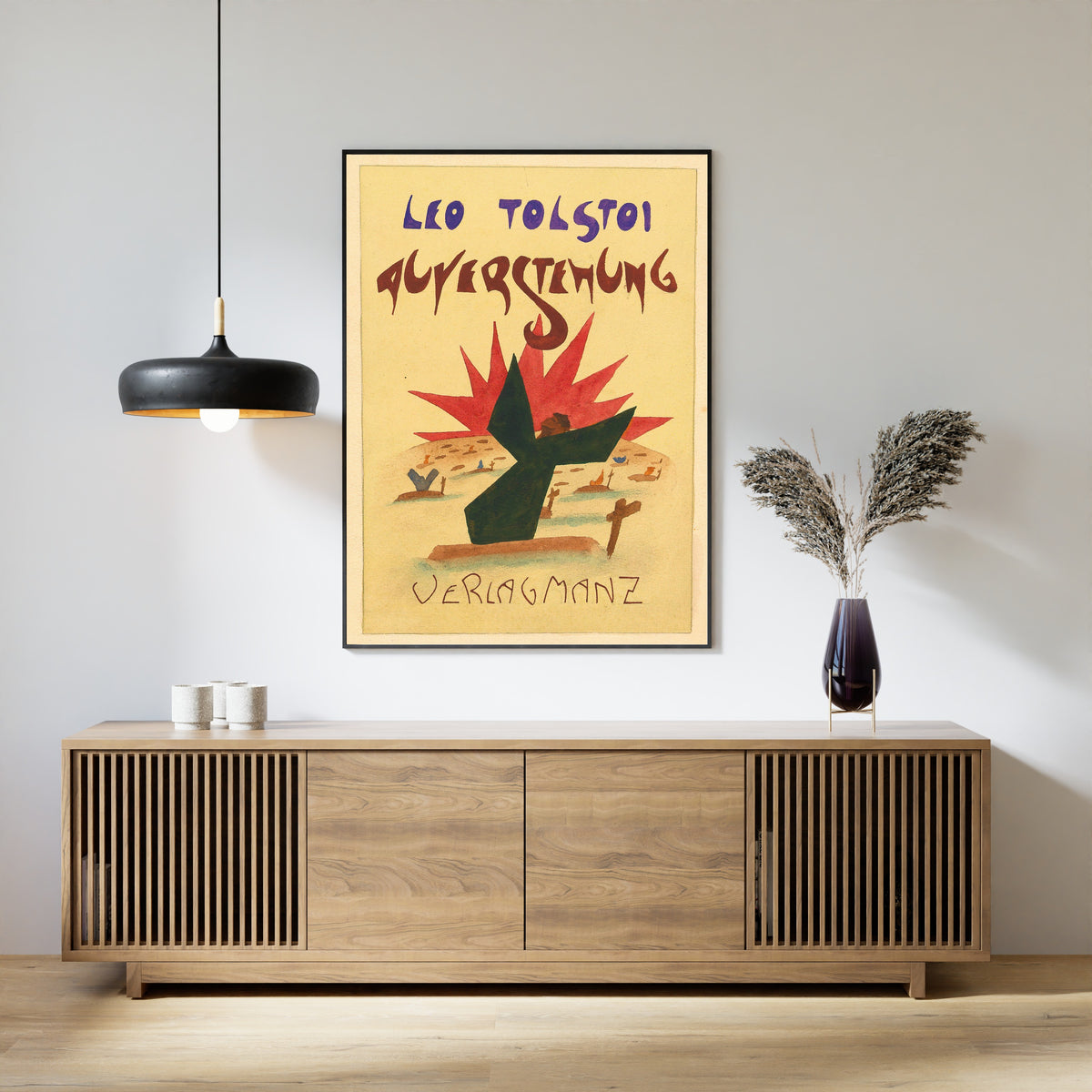 Karl Wiener — Leo Tolstoi: Auferstehung (Resurrection) | Vintage Poster Print