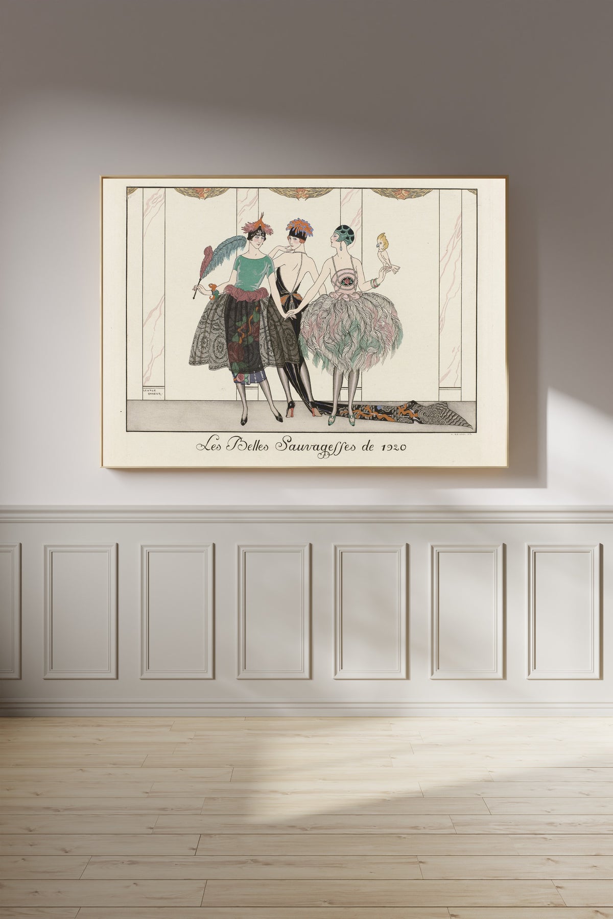 George Barbier — Les Belles Sauvagesses de 1920 | Art Deco Fashion Print